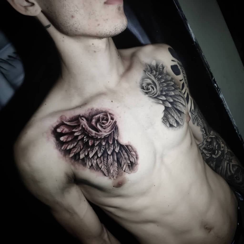 inked-black-grey-angel-wing-tattoo-champztattoo