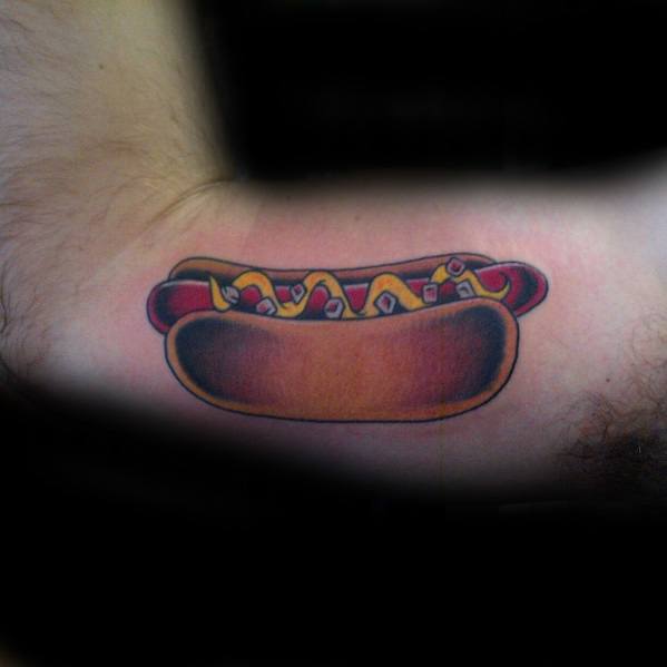 Hotdog  Tattoos by Jake B