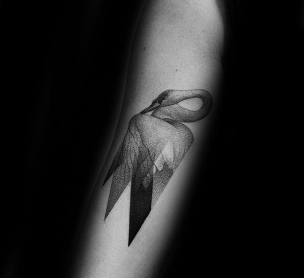 50 Swan Tattoo Designs For Men - Bird Ink Ideas