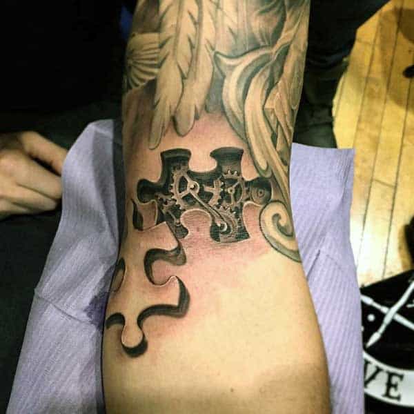Tattoo uploaded by Orestis Lazos • Tiger puzzle girl tattoo • Tattoodo