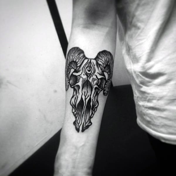 Baphomet Skull Tattoo