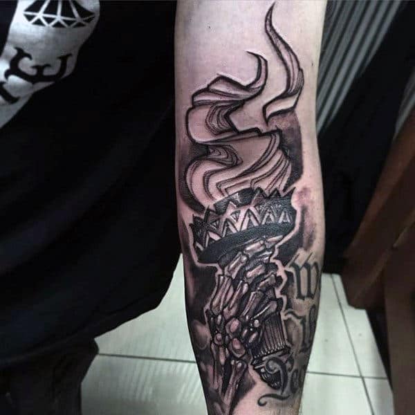 Tattoo uploaded by Will Hicks  STATUE OF LIBERTY SKULL  Tattoodo
