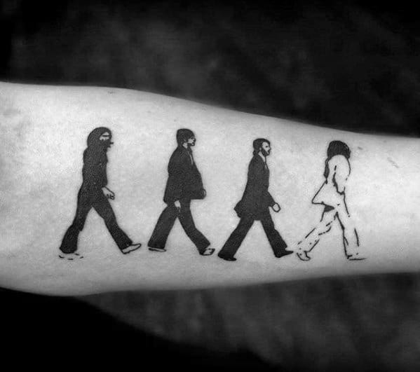 Tattoo tagged with small tiny cagridurmaz character all you need is  love ifttt little music band john lennon english minimalist inner  forearm quotes the beatles english tattoo quotes music fine line line