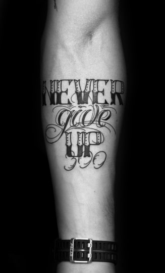 101 Amazing Never Give Up Tattoo Ideas YOu Will Love   Daily Hind News