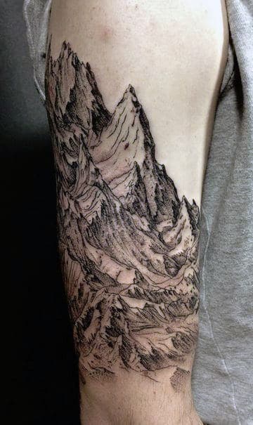 Nature Inside Arm Tattoos For Men
