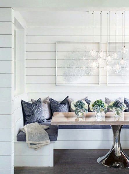 shiplap booth dining