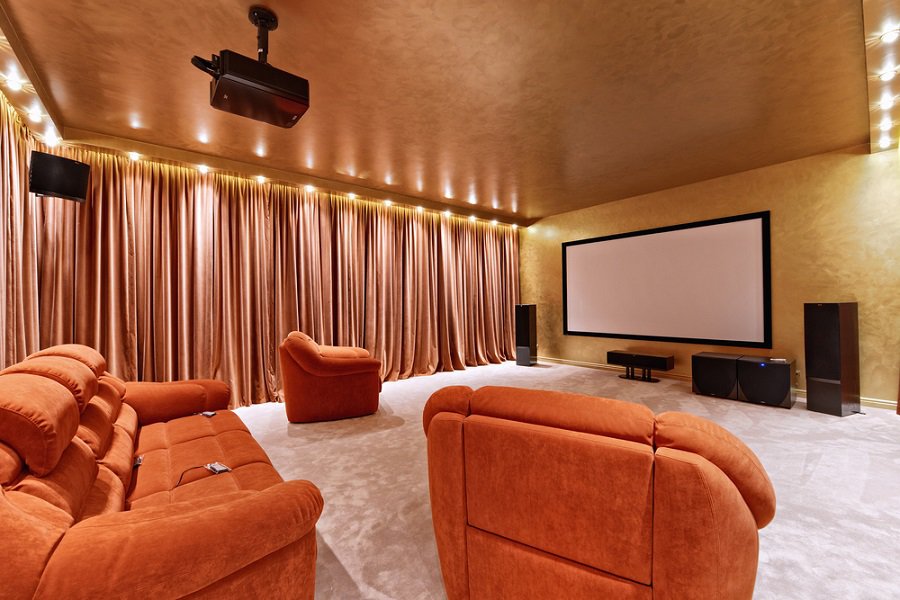 Interior Designs Home Theater Seating