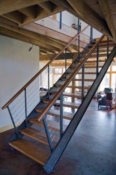 modern floating stairs 