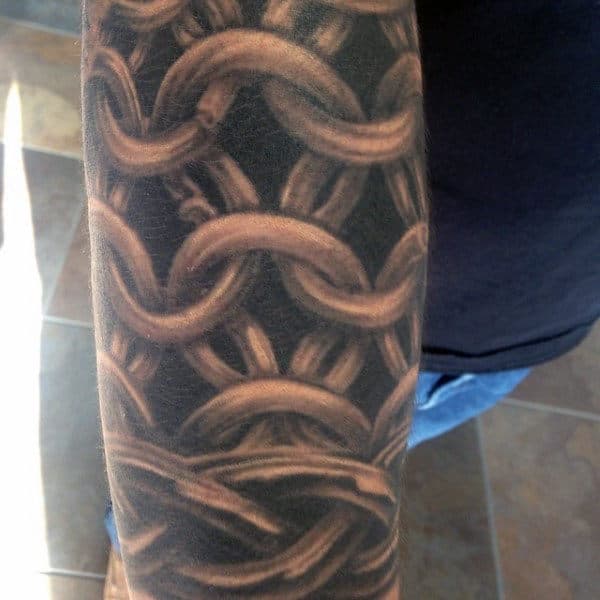 Tattoo uploaded by Dean Hewitt  Lord of the rings chainmail and armour  tattoo  Tattoodo