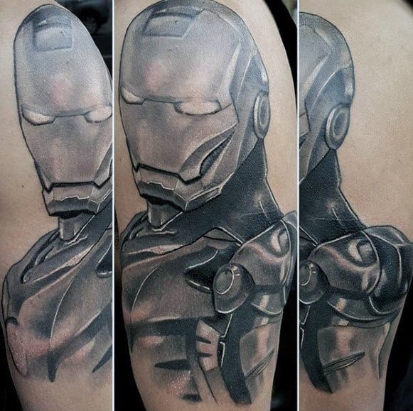 Iron Man Tattoo Design Ideas For Males