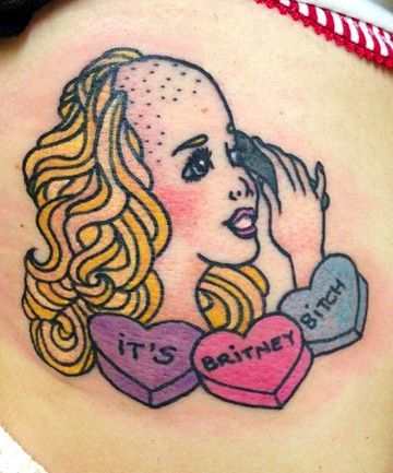 Its Britney Bitch Wild Crazy Tattoo