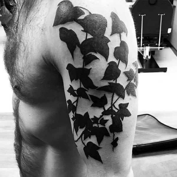 Black leaves tattoo by Brie Dots  Tattoogridnet