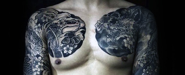 50 Japanese Chest Tattoos For Men – Masculine Design Ideas