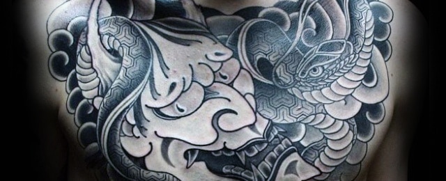 Top 53 Best Japanese Demon Oni Tattoo Ideas 2021 Inspiration Guide Fantasy back demon tattoo by fat foogo. japanese demon oni tattoo ideas