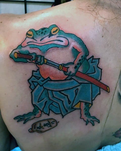 Japanese Frog Tattoo Designs On Men