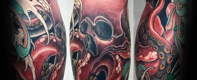 50 Japanese Octopus Tattoo Designs For Men – Tentacle Ink Ideas