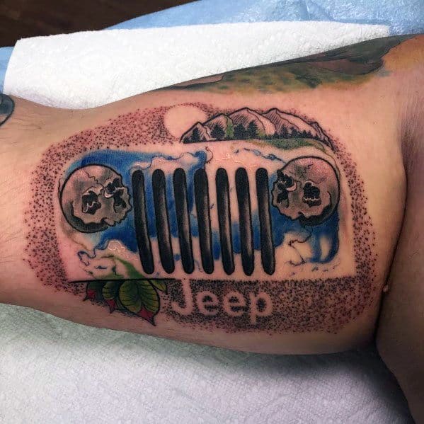 Jeep Tattoo For Guys