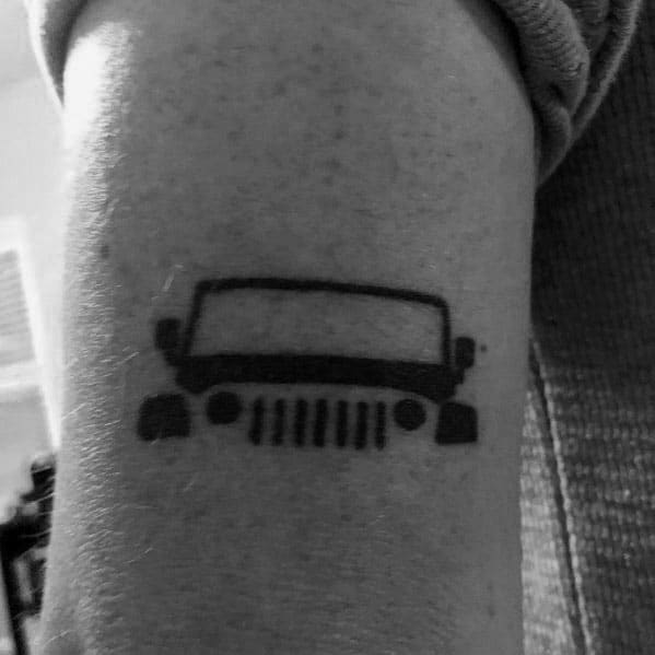 Jeep Tattoos For Gentlemen
