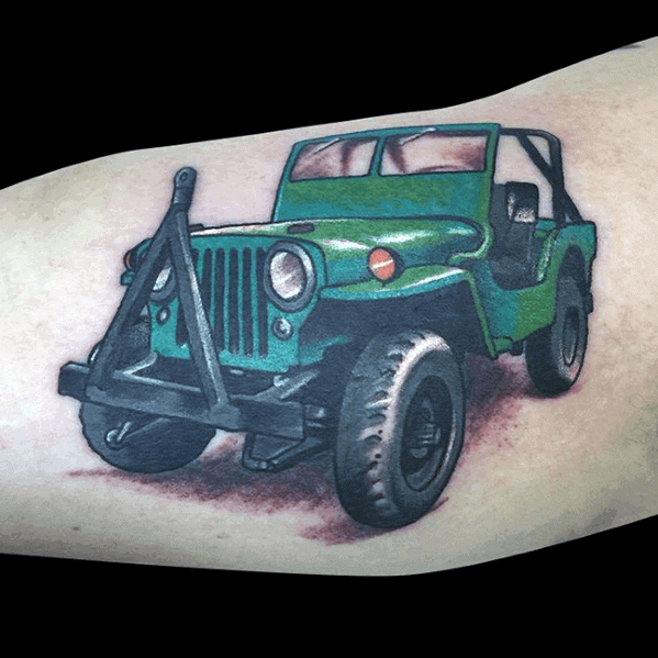 Jeep Tattoos For Men
