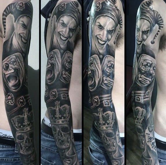 Jester Guys Tattoo Designs