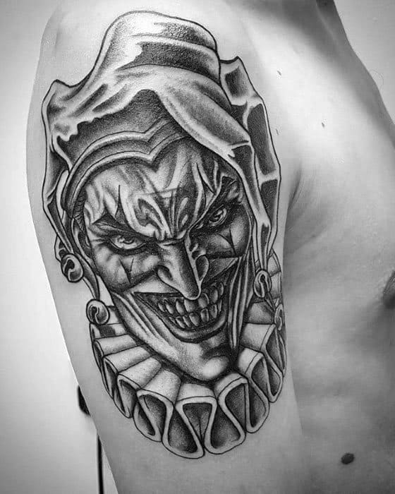 Jester Male Tattoo Designs