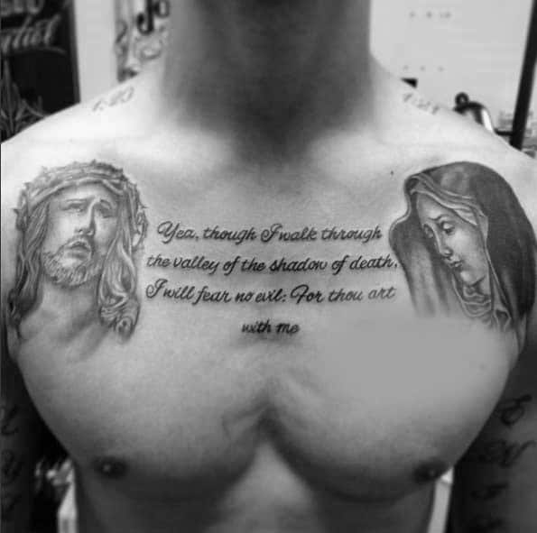 bible verse tattoos on chest