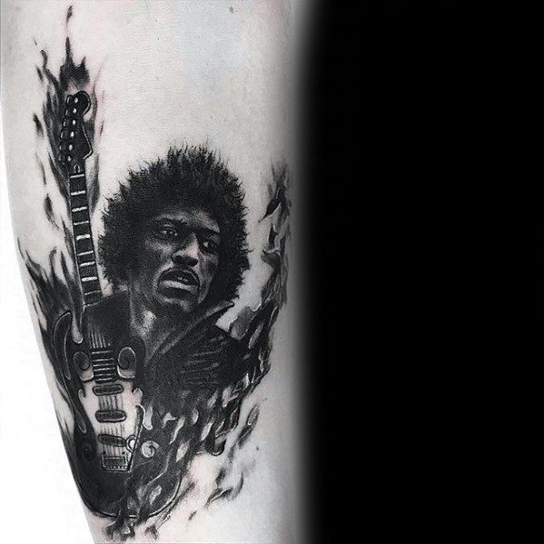 Jimi Hendrix Male Tattoos