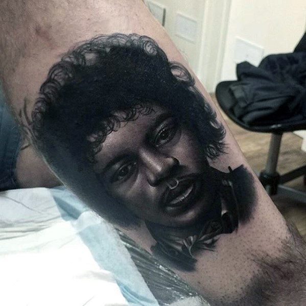 Jimi Hendrix Tattoo Ideas On Guys