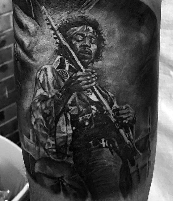 Jimi Hendrix Tattoos Men