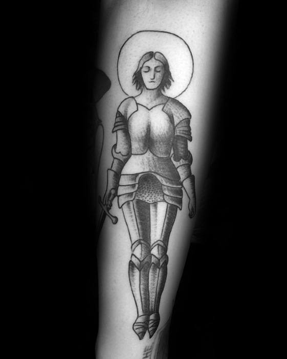 Joan Of Arc Guys Tattoo Ideas