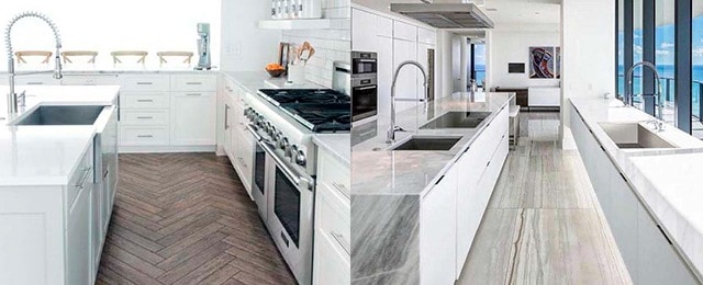 Top 50 Best Kitchen Floor Tile Ideas - Flooring Designs