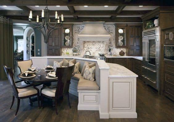 Kitchen Island Breakfast Nook