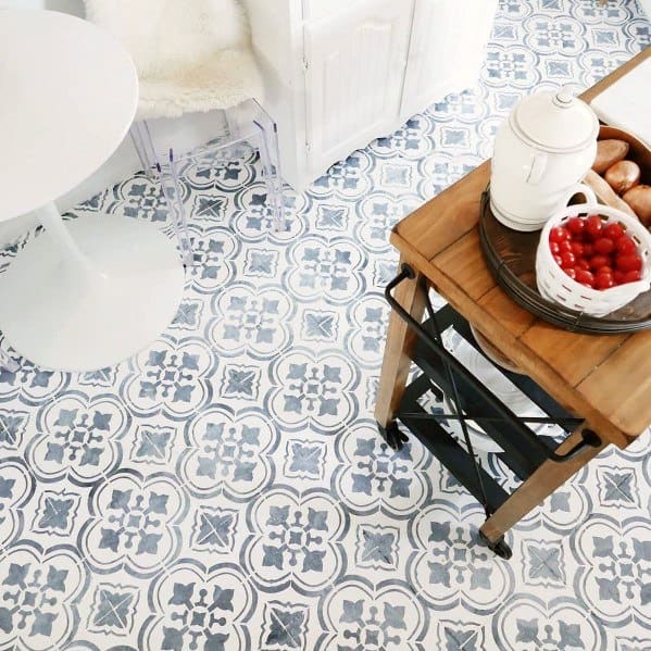 decorative stamped floor