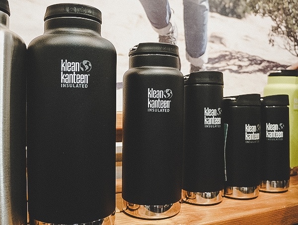 Klean Kanteen Black Insulated Water Bottle Collection