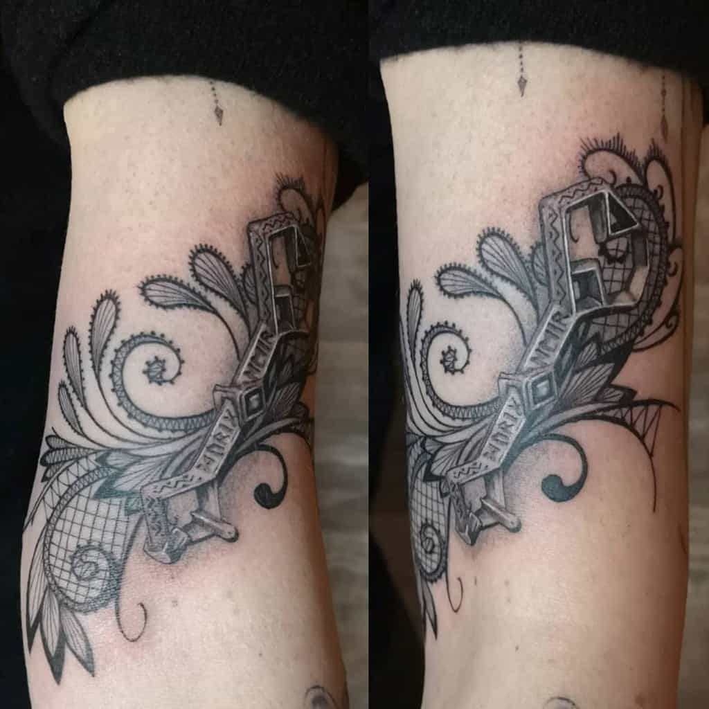 Lace Tolkien Tattoo