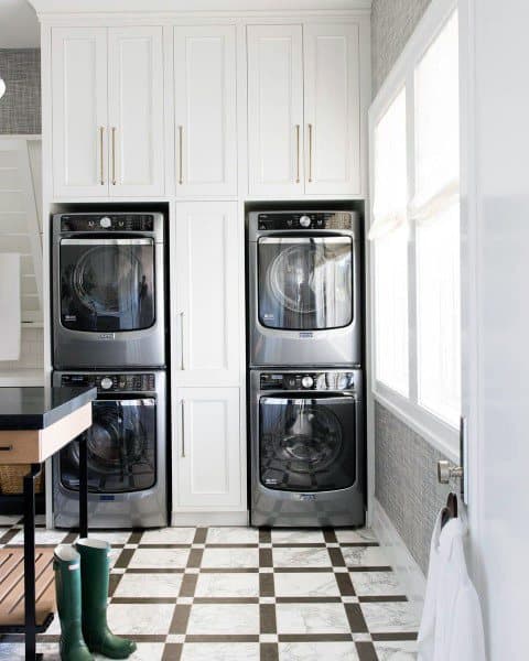 tiered washer and dryer