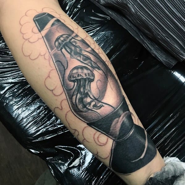 Black lava lamp tattoo  Tattoogridnet