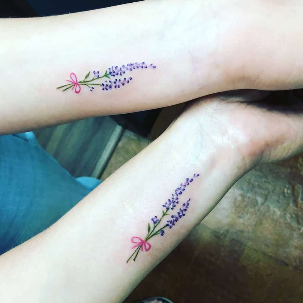 lavender-flower-mother-daughter-tattoo-13bluebell