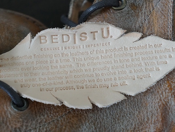 Leather Tag Details Bed Stu Protege Boots