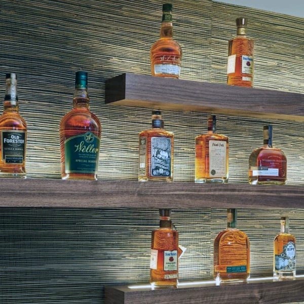mini bar floating shelf