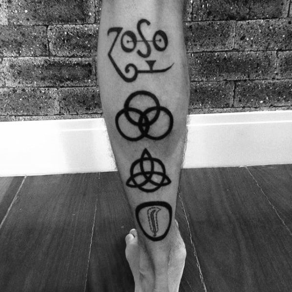 Led Zeppelin Male Tattoos