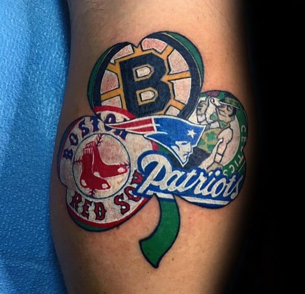 Leg Calf Logos Boston Red Sox Guys Tattoo Designs