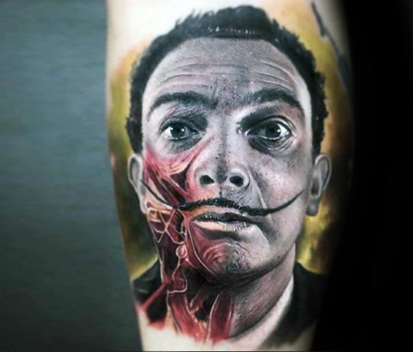 50 Salvador Dali Tattoo Designs For Men - Artistic Ink Ideas