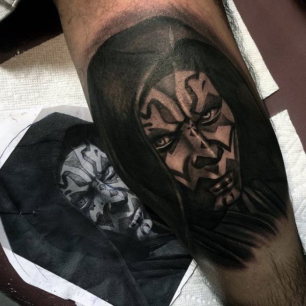 Anrijs Straume Tattoo  Darth Maul  Thankyou swopeyx for traveling all  the way from US  for this glove Always a huge honour that people  travel to get tattooed by me