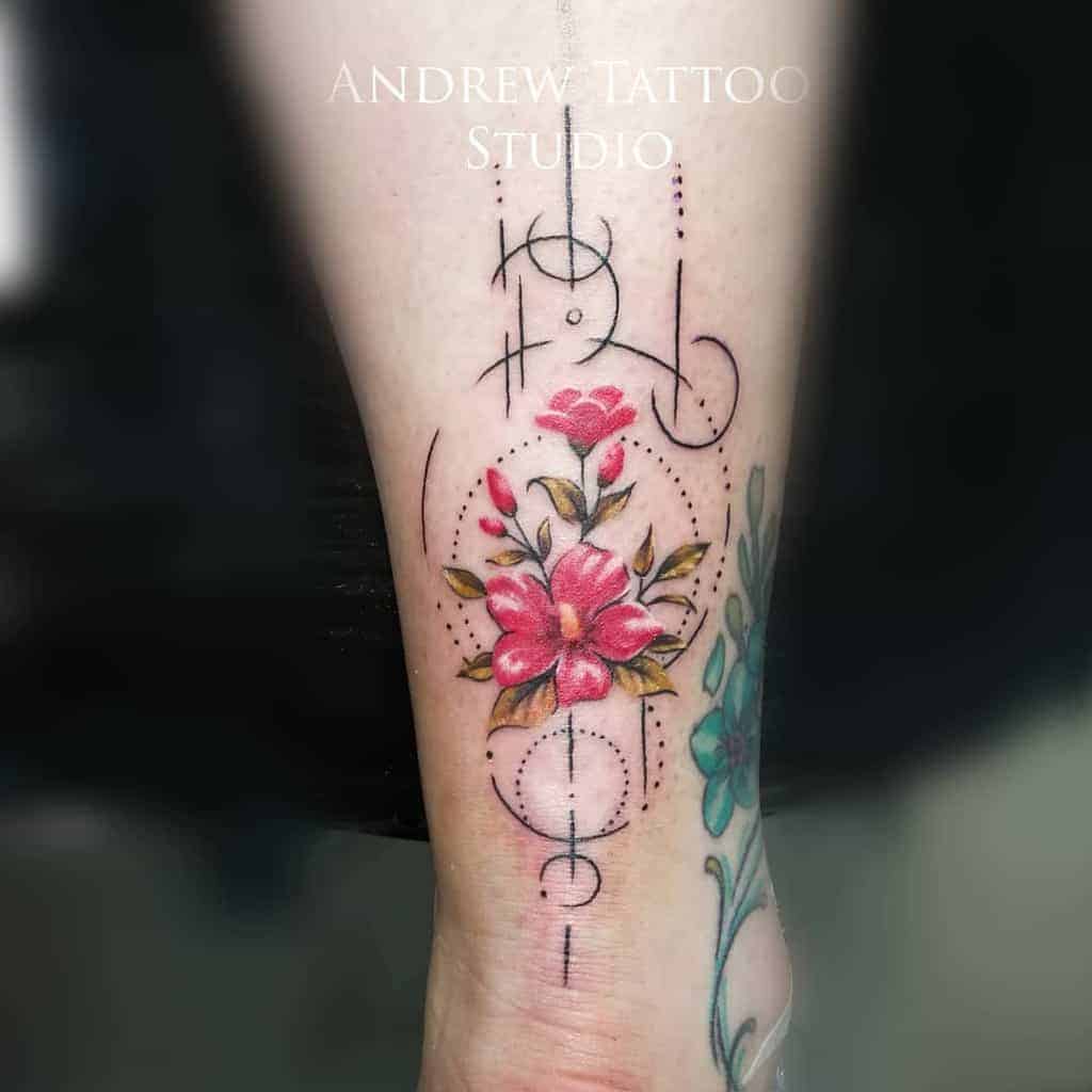 leg-geometric-flower-tattoo-2-carlosramos_tattoo