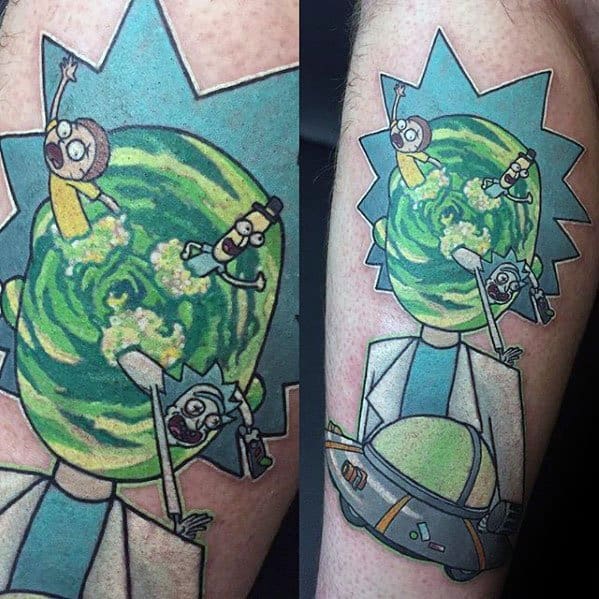 Eternity tattoo  piercing studio ltd  Haha Rick and Morty space ship get  in love this  Facebook