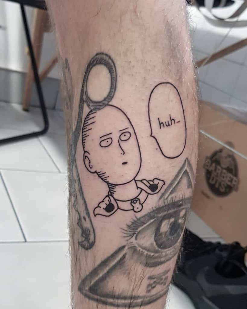 Leg One Punch Man Tattoos Chloepmay