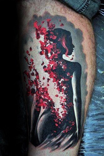 Leg Remarkable Surrealism Tattoos For Males