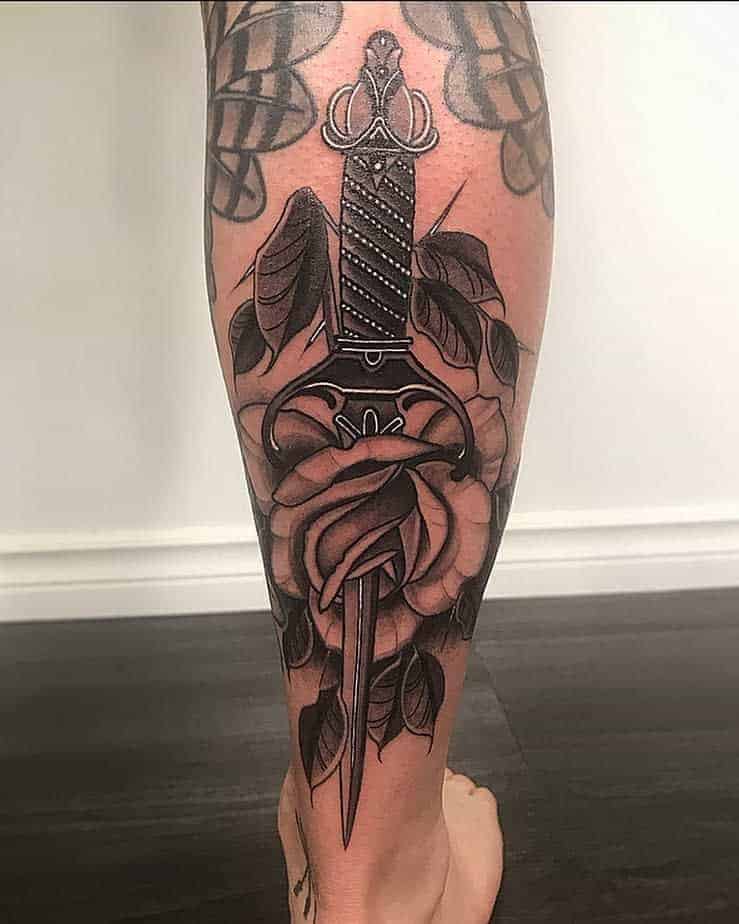 leg-rose-and-dagger-tattoos-vancitybash-1