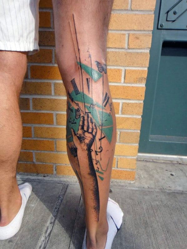 155 Eye-Catching Calf Tattoo Ideas to Flaunt Your Lower Leg - Wild Tattoo  Art | Arka bacak dövmesi, Maori dövmesi, But dövmeleri